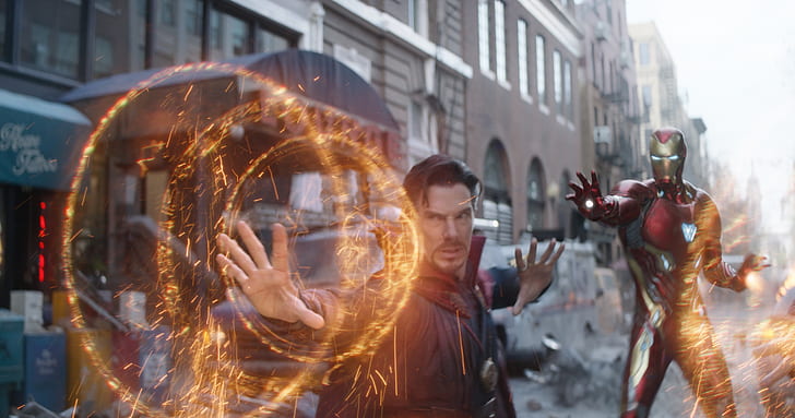 Movie, Avengers: Infinity War, Doctor Strange, Iron Man, HD wallpaper