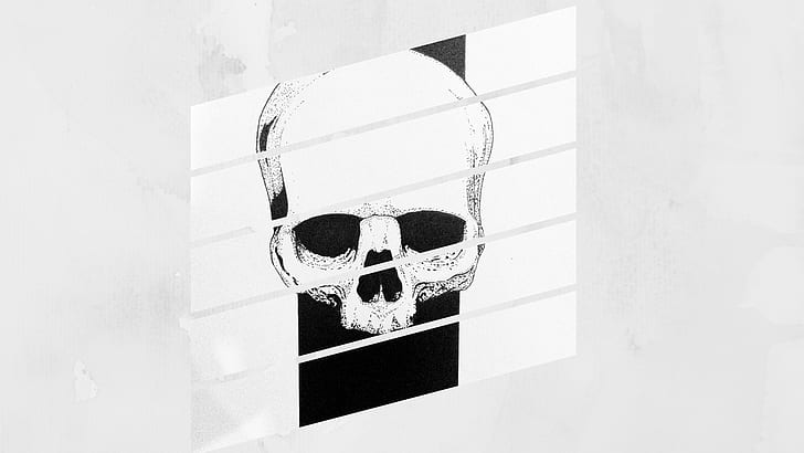 skull and bones, wall - building feature, no people, indoors, HD wallpaper