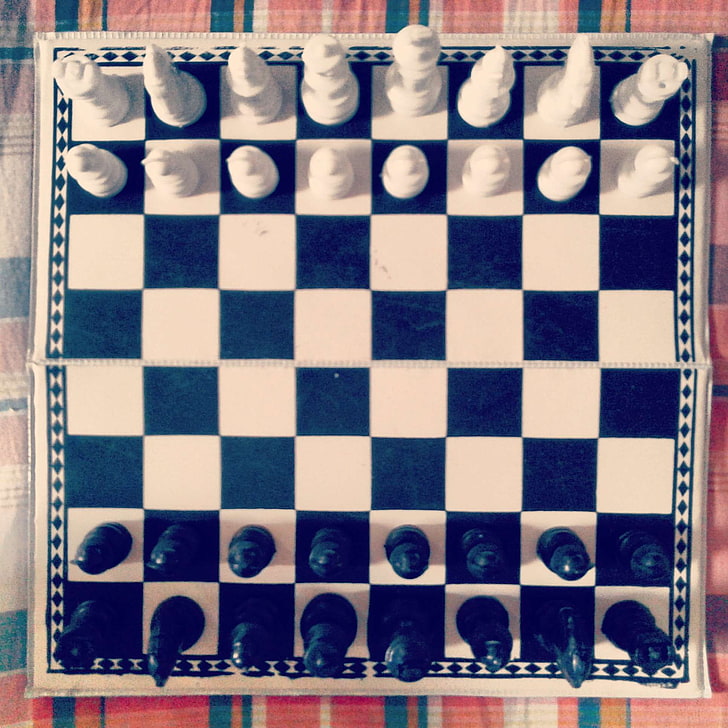 chess board, indoors, board game, leisure games, chess piece