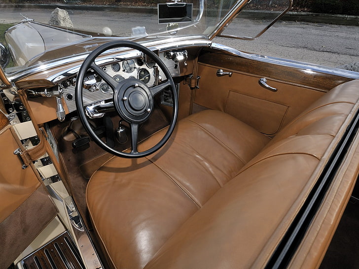 1930, 391 2315, berline, convertible, duesenberg, interior, HD wallpaper