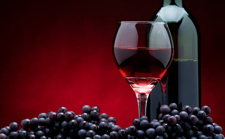 Red Wine Bottle, grape wine, Food and Drink, glass, alcohol, refreshment, HD wallpaper