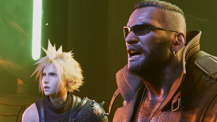 Final Fantasy, Final Fantasy VII Remake, Barret Wallace, Cloud Strife
