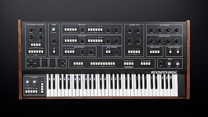 keyboards, synthesizer, ELKA Synthex, HD wallpaper