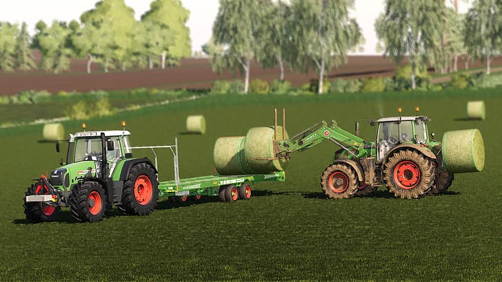 fs19, farming, tractors, Harvest, nature, farming simulator