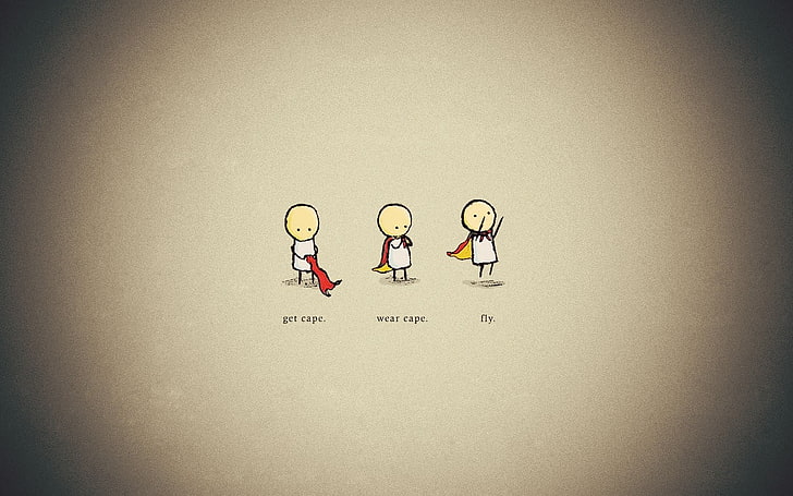 three person sticks illustration, simple, humor, minimalism, simple background, HD wallpaper