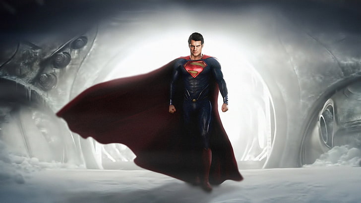 movies, Man of Steel, Superman, Henry Cavill, full length, adult, HD wallpaper