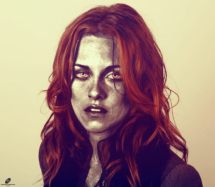 HD wallpaper: Kristen Stewart, Hollywood, actress, red, zombies, face,  women | Wallpaper Flare