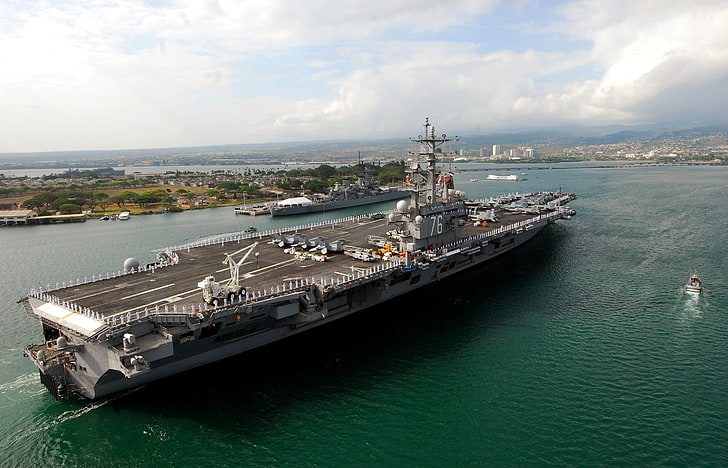 warship, USS Ronald Reagan, USS Ronald Reagan (CVN-76), aircraft carrier, HD wallpaper