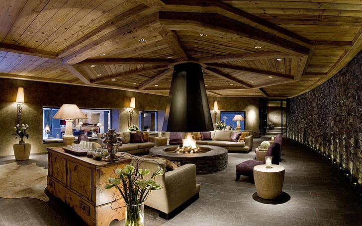 Superb Lounge Design, room interior, furniture, sofa, interior design HD wallpaper