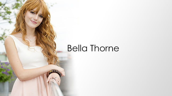women, Bella Thorne, redhead, hair, one person, beauty, young adult, HD wallpaper