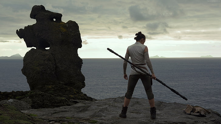 Star Wars: The Last Jedi, 4K, Daisy Ridley, sky, cloud - sky, HD wallpaper