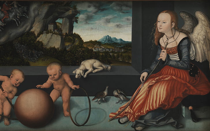 Melancholy, Melancholia, Copenhagen, Lucas Cranach The Elder