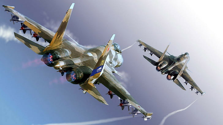 fighter, jet, military, Russia, russian, su 35, su35, sukhoi