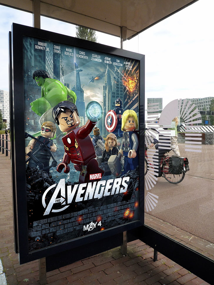 Marvel Avengers poster, Marvel Cinematic Universe, The Avengers, HD wallpaper