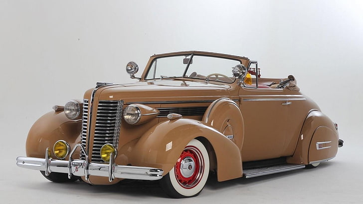 convertible, lowrider, buick, 1938, custom, car, motor vehicle, HD wallpaper