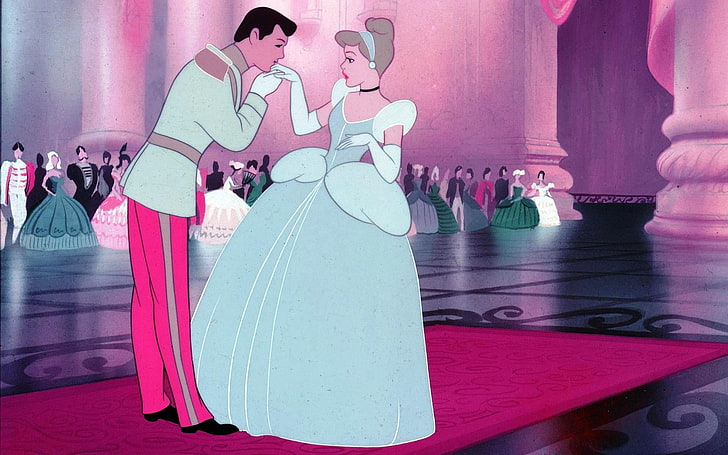 HD wallpaper: Disney Cinderella Cartoon, Disney Princess Cinderella and Prince  Charming illustration | Wallpaper Flare
