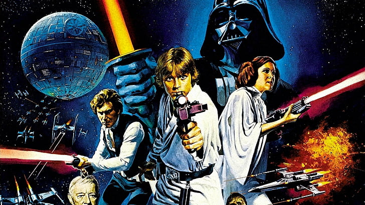 Star Wars, Star Wars Episode IV: A New Hope, Darth Vader, Death Star, HD wallpaper