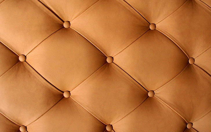 Leather texture, brown quilted leather, photography, 1920x1200