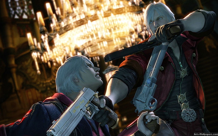 Dante and Nero from Devil May Cry, Nero (character), Devil May Cry 4, HD wallpaper