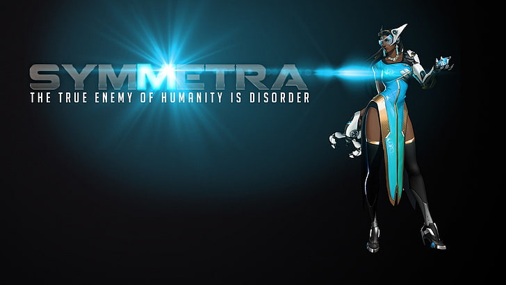 Symmetra 3D character, Blizzard Entertainment, Overwatch, Symmetra (Overwatch), HD wallpaper