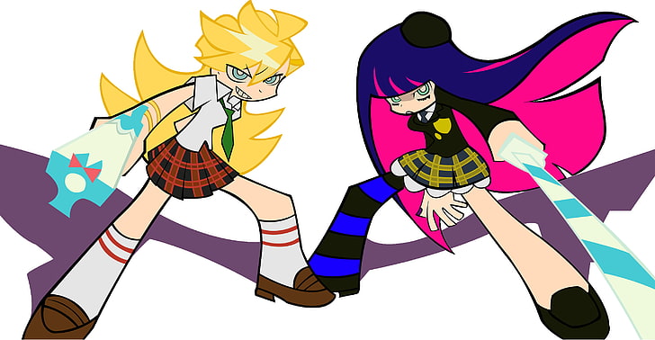 Panty and Stocking with Garterbelt, Anarchy Panty, Anarchy Stocking, HD wallpaper