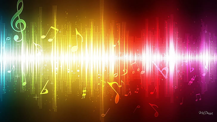The Sound Of Music, tune, yellow, musical, tunes, bright, sing, HD wallpaper