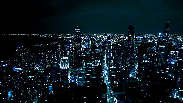 Chicago Night, HD wallpaper