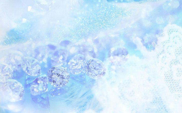light blue diamond background