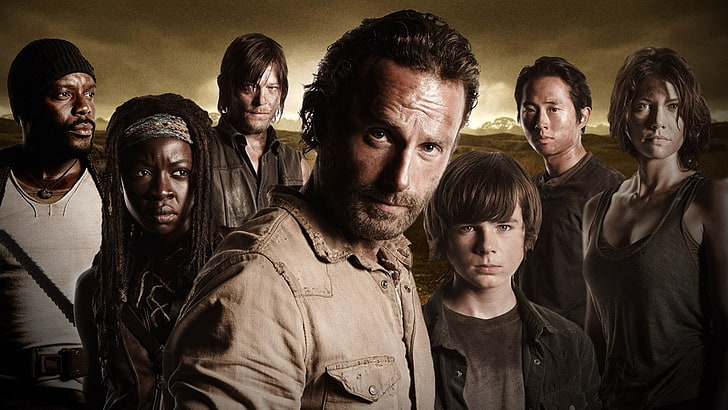 TV Show, The Walking Dead, Andrew Lincoln, Carl Grimes, Cast