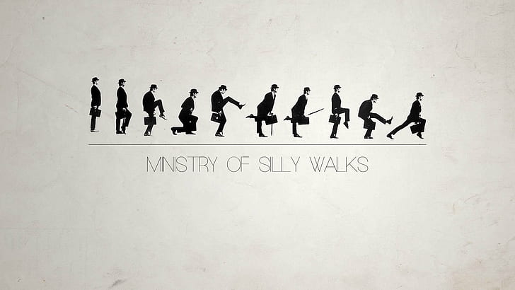 minimalism, Ministry Of Silly Walks, Monty Python