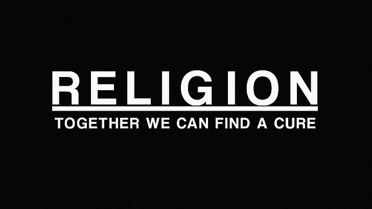 black background with text overlay, dark, religion, simple background