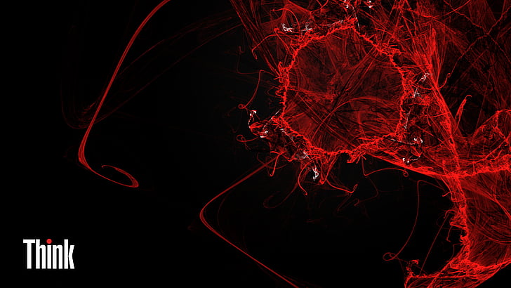 Technology, Thinkpad, Abstract, Apophysis (software), Artistic, HD wallpaper