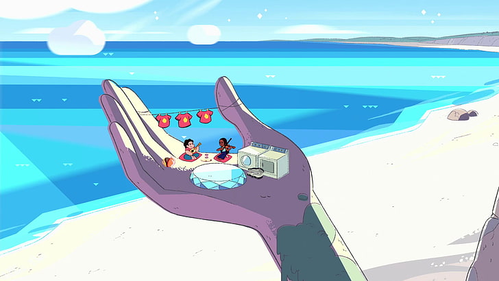 Steven Universe, cartoon, Steven Universe (TV Show), water