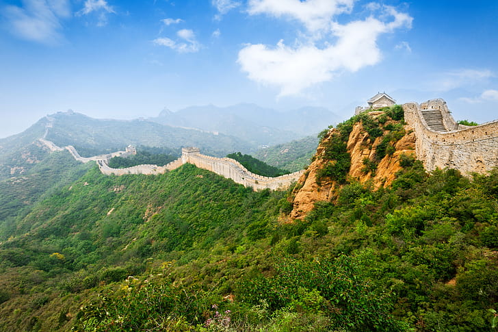 Great Wall of China, HD, 4K, HD wallpaper