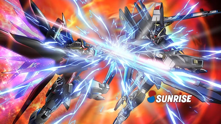 Mobile Suit Gundam SEED Destiny, anime, Destiny Gundam, Strike dom Gundam, HD wallpaper