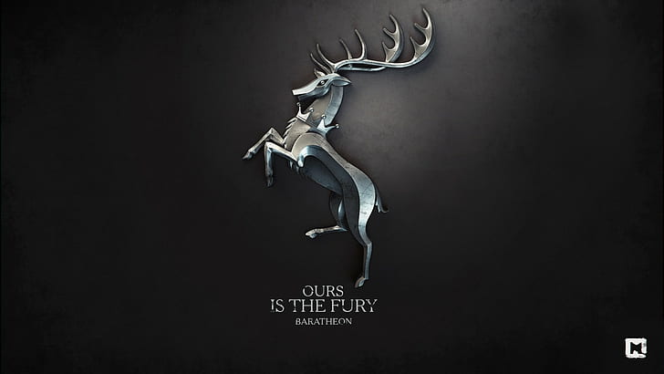 House Baratheon, sigils, A Song of Ice and Fire, Game of Thrones, HD wallpaper