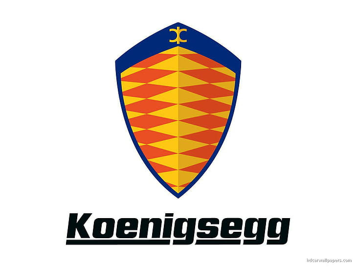 Koenigsegg Logo, koenigsegg logo, cars, HD wallpaper
