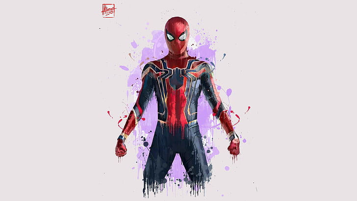 Iron Spider, Artwork, 4K, Avengers: Infinity War, Spider-Man