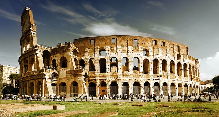 Rome Italy, rome, italy, Colosseum, Rome - Italy, Coliseum, Flavio, HD wallpaper