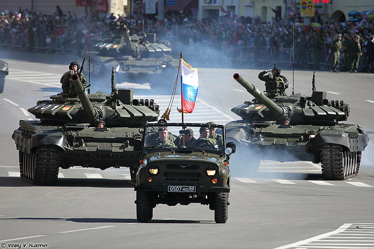 2014, 4000x2667, 4x4, army, day, mbt, military, parade in nizhny novgorod, HD wallpaper