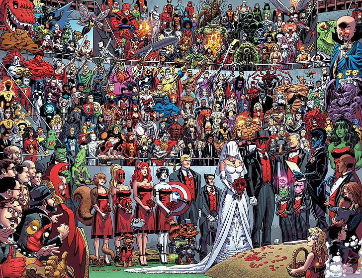 Comics, Collage, 3-D Man, Alpha Flight, Angel (Marvel Comics), HD wallpaper