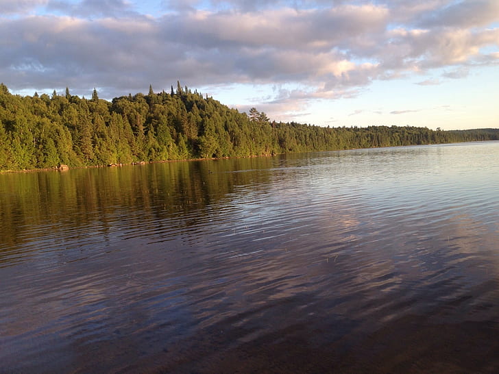 lake, landscape, Canada, HD wallpaper