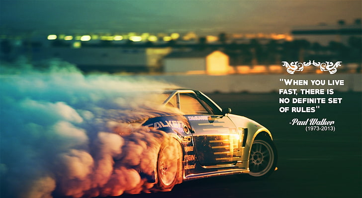 Rules, when you live fast quote, Artistic, Typography, car, motor vehicle, HD wallpaper