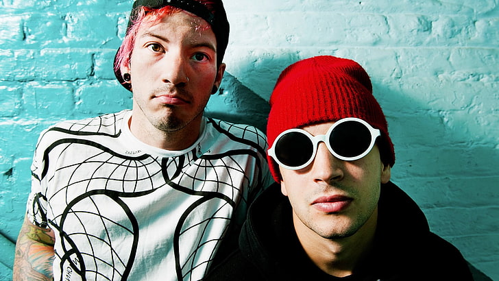 twenty one pilots, young men, young adult, portrait, real people