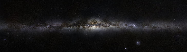 outer space galaxies milky way 3840x1080  Space Galaxies HD Art