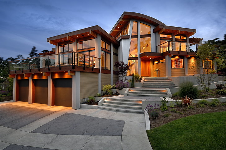 house, houses, home, exterior, style., architecture, modern