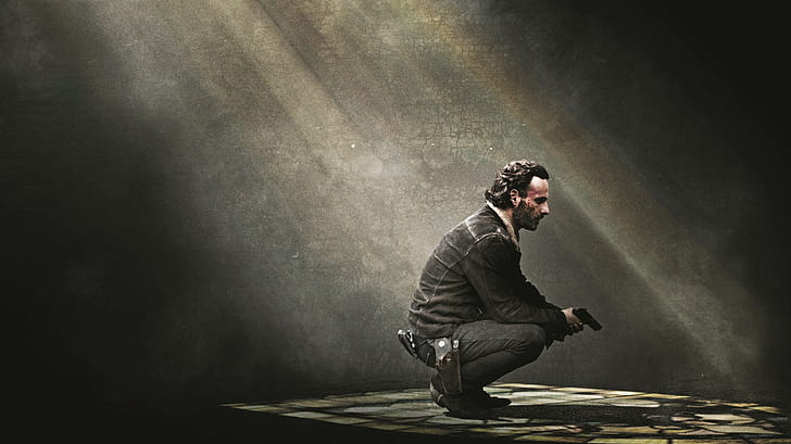 4K, The Walking Dead, Rick Grimes, HD wallpaper