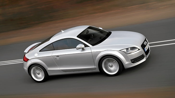 Audi, Audi TT, car, vehicle, silver cars, mode of transportation, HD wallpaper