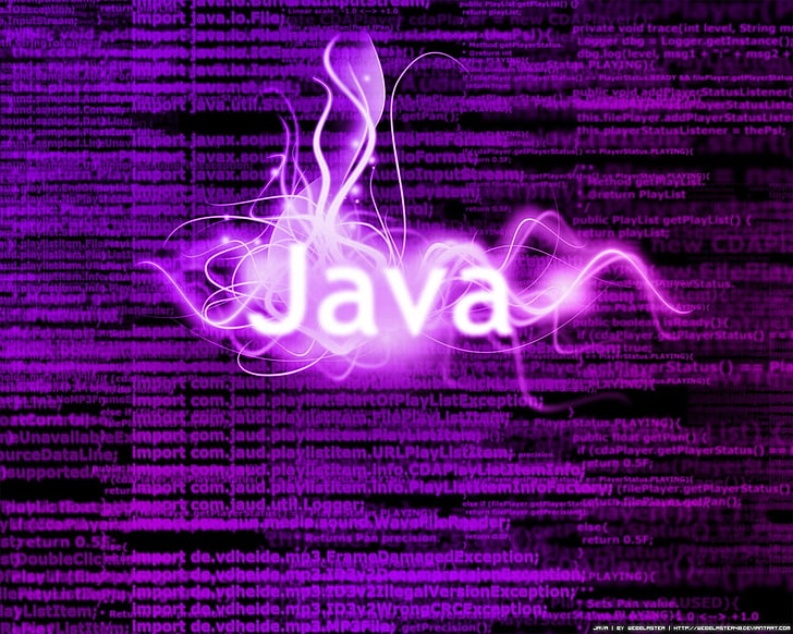 Java, code, digital art, pink, internet, wireless technology