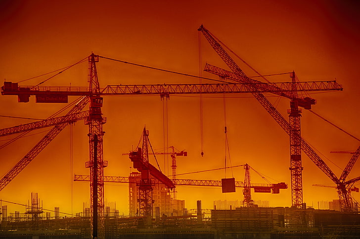 crane, industry, machinery, architecture, construction industry